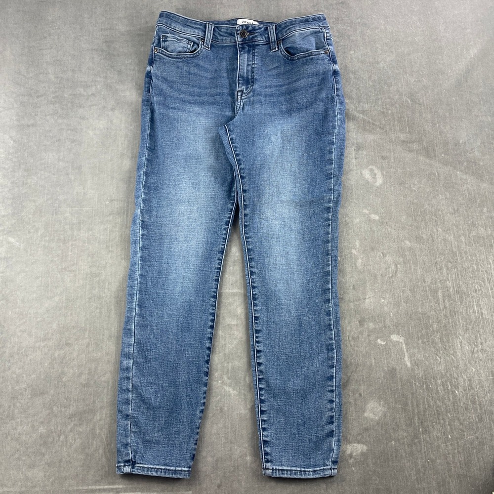 Pistola Women 29 Blue Skinny Jeans High Rise Medium Wash P6731MTW-LAR‎